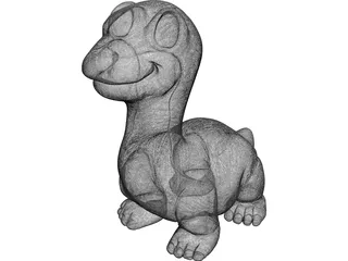 Dino 3D Model preview