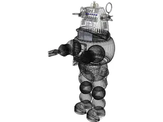 Robby the Robot 3D Model preview