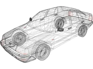 Lancia (1993) 3D Model preview