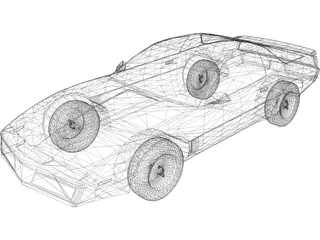 Pontiac Trans Am (1989) 3D Model preview