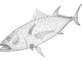 Tuna 3D Model preview