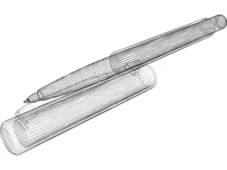 Parker Pen 3D Model preview