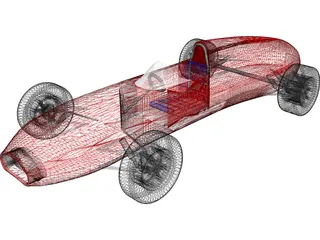 Cigar Car 3D Model preview