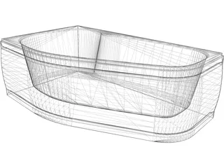 Bathtub 3D Model preview