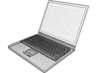 Notebook 3D Model preview