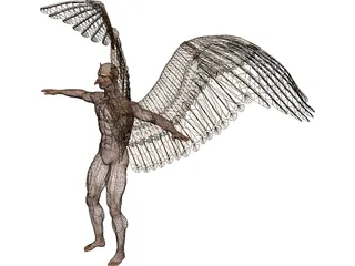 Bird Man 3D Model preview