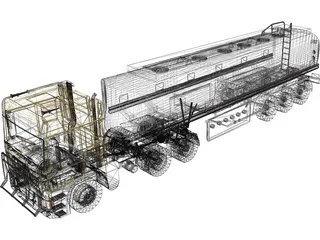 Fuel Tank 3D Model preview