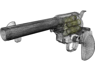 Colt Thunderer 5 Inch 3D Model preview