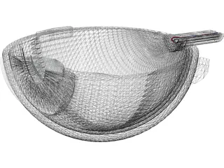 Eye Cutaway 3D Model preview