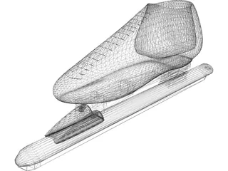 Olympic Colapse Skate 3D Model preview