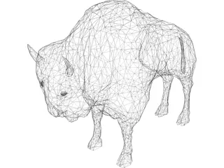 Bison 3D Model preview