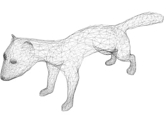 Ferret 3D Model preview