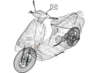 Scooter 3D Model preview
