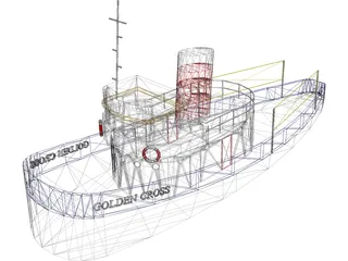 Tug 3D Model preview