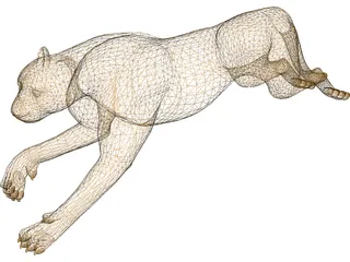 Cheeta 3D Model preview