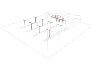 K-Mart Department Store 3D Model preview