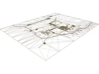 Egypt Pyramids 3D Model preview