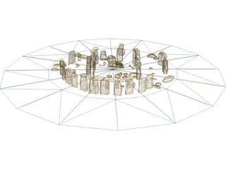 Stonehenge 3D Model preview