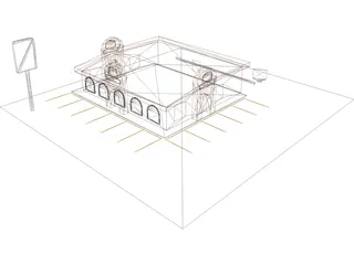 Taco Bell 3D Model preview