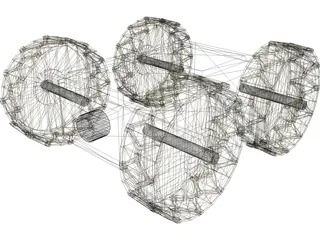 Marvin Survey Robot 3D Model preview