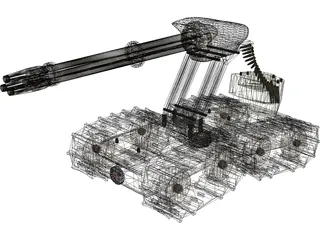Sanddragon Robot 3D Model preview