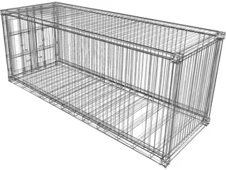 Container 3D Model preview