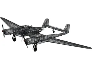 Focke-Wulf Fw 189 3D Model preview