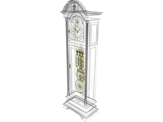 Clock 3D Model preview