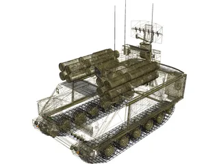 M-113 ADATS 3D Model preview