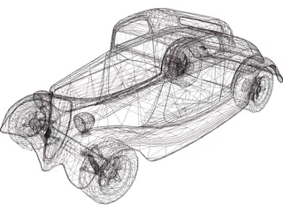 Hot Rod 3D Model preview