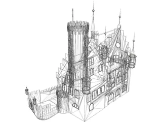 Castle 3D Model preview