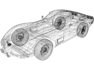 Chevrolet Corvette (1979) 3D Model preview