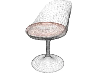 Chair Tulip 3D Model preview