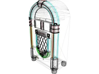 Jukebox 3D Model preview