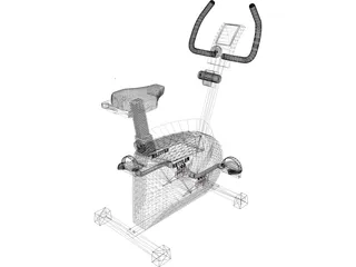 Kettler Exercise Bike 3D Model preview