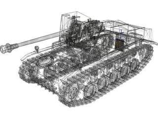 SdKfz 131 Marder 2 3D Model preview