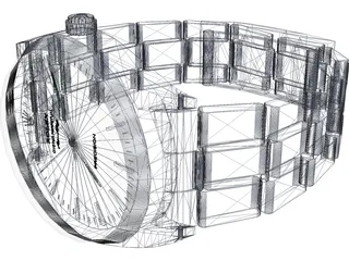 Rolex Watch 3D Model preview