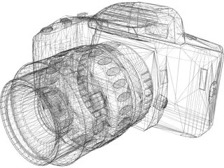 Pentax Photocamera (35mm) 3D Model preview