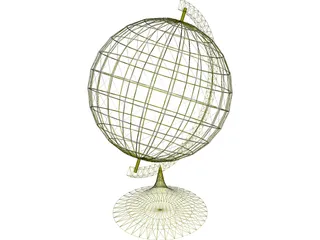 Golden Globe 3D Model preview