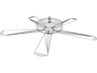 AZ Fan 3D Model preview