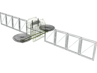 Satellite 3D Model preview