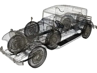 Packard (1930) 3D Model preview