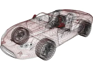 Ford Mustang Mark III Concept 3D Model preview