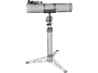 Telescope 3D Model preview