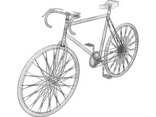 Bicycle 3D Model preview