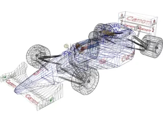 Indy Car 3D Model preview