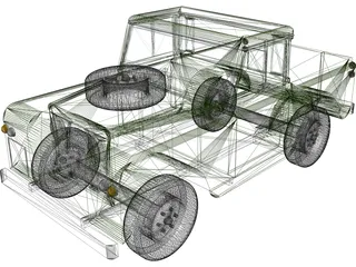 Land Rover 3D Model preview
