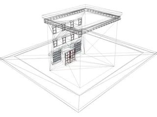 Coffee House 3D Model preview