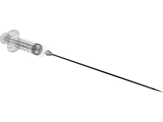 Syringe 3D Model preview