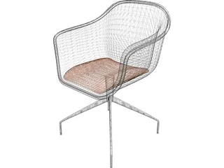 Chair Relax B&B Italia (1966) 3D Model preview